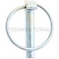 GRANIT Klappstecker-Satz - 100 Stück - 20023269/100 | Ausführung: verzinkt | A: 9 mm | C: 41 mm | F: 47 mm