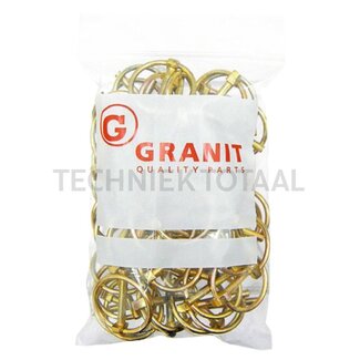 GRANIT Borgpennen set verzinkt 7,5 mm, C 42 mm, F 52 mm - 50 stuks