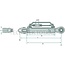 GRANIT Hydraulische topstang Cat. 2 - 640 / 908 mm
