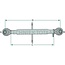 GRANIT Mechanischer Oberlenker - 20011536 | Oberlenkertyp: mechanisch | Bauart: Kugelgelenk / Kugelgelenk | A Kat.: 1 / 19 | B Kat.: 1 / 19 | D: 545 / 775 mm | C: 430 mm | I: M30 x 3,5 mm | E: 58 mm | F: 58 mm | G: 44 mm | H: 44 mm | Ausführung: standard | Marke