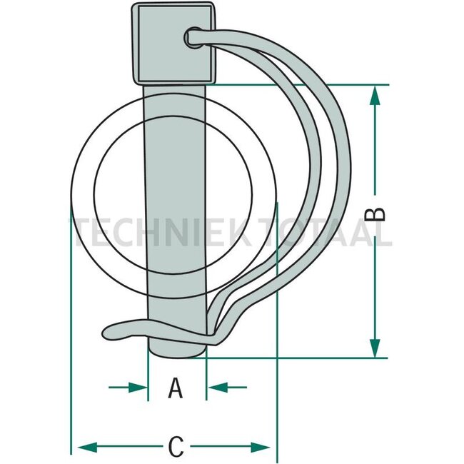GRANIT Rohrklappstecker 10 mm - 60/55 mm - 23333