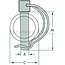 GRANIT Rohrklappstecker 10 mm - 60/55 mm - 23333