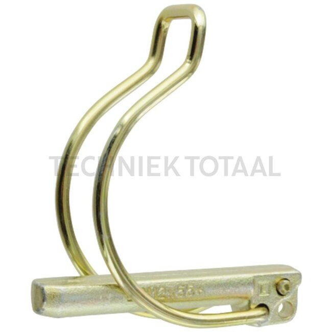 GRANIT Rohrklappstecker 12 x 55 - 20006122501 | A: 11,5 mm | B: 50 mm | C: 55 mm | D: 72 mm | E: 15 mm | F: 24 mm | Ausführung: verzinkt