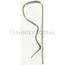 GRANIT Federstecker - 10 Stück - 20004252000/10 | Ausführung: verzinkt | A: 2,5 mm | C: 10 - 20 mm | Technische Daten: aus Federstahldraht<br> galvanisch verzinkt und dickschichtpassiviert<br>Durch die spezielle Form der RÜBIG Federstecker wird eine maximale Hal
