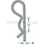 GRANIT Federstecker - 5 Stück - 20004360010/5 | Ausführung: V2A | A: 3,6 mm | C: 20 - 30 mm