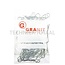 GRANIT Federstecker-Satz - 50 Stück - 20023365/50 | Ausführung: verzinkt | A: 2 mm | C: 9 - 14 mm