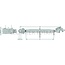 GRANIT Topstang vanghaak cat. 3 - 395 mm - 590 / 780 mm