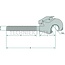 GRANIT Tail hook - 20012012, AL159964, AL77576 | Version: Right-hand thread | Category: 3 / 60 | I: M36 x 4 mm | A: 300 mm | B: 130 mm | C: 126 mm