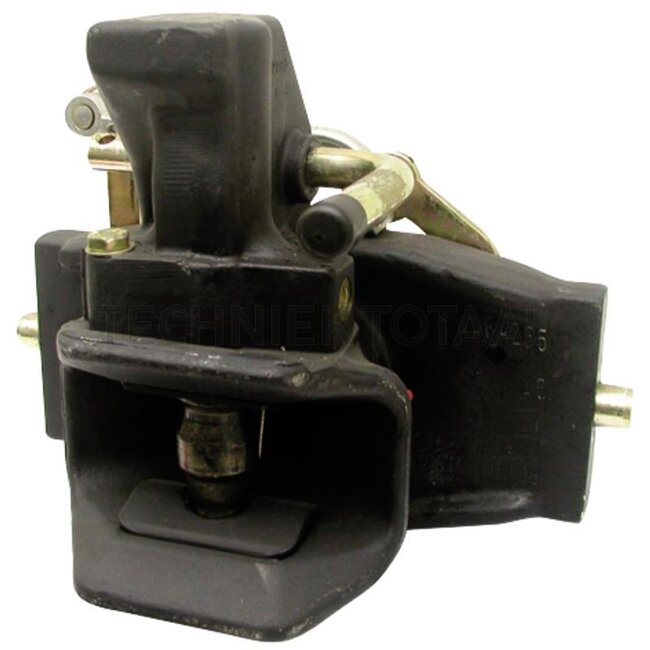 Walterscheid Inner part - 770KU2000/335NB, 8004182, 0000615200, 04422037 | Rail width: 335 mm | Detent pin Ø: 22 mm | Guide width: 30 mm | Connecting pin: 37 mm | Load capacity: 2000 kg | D-value: 120,5 kN | Colour: Black | Description: This product is an automatic tr