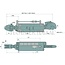 GRANIT Hydraulischer Oberlenker Kat. 3, 740 - 1040 mm, Hub 300 mm, Ø 120 mm - G835870052011