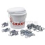 GRANIT R-clip set 20x galvanised single curve