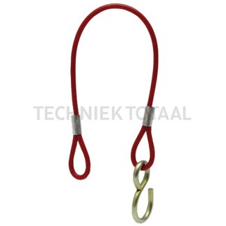 GRANIT Sicherungsseil für Klappstecker Seil 195 mm, Ø 3 mm, Auge Ø 11 mm