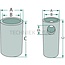 GRANIT Verloopbus topstang cat. 1-2 - 25,4 / 19,4 mm - 51 mm