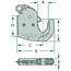 CBM Lower link hook cat. 3 | up to 200 kW / 272 HP - AN130T0108, 80006614