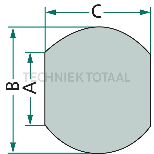 GRANIT Unterlenkerkugel Kat. 4 | Ø 51 mm | 85 x 57 mm - 002000002800, 0002000002800