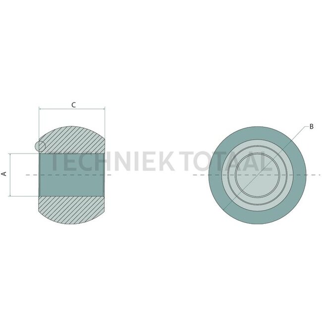 GRANIT Unterlenkerkugel Heavy Duty Kat. 3 / 4 | Ø 37 mm | 85 x 57 mm