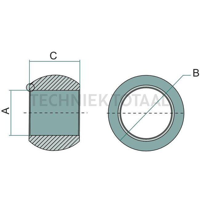 GRANIT Heavy Duty lower link ball cat. 4, Ø 51 mm, 85 x 57 mm