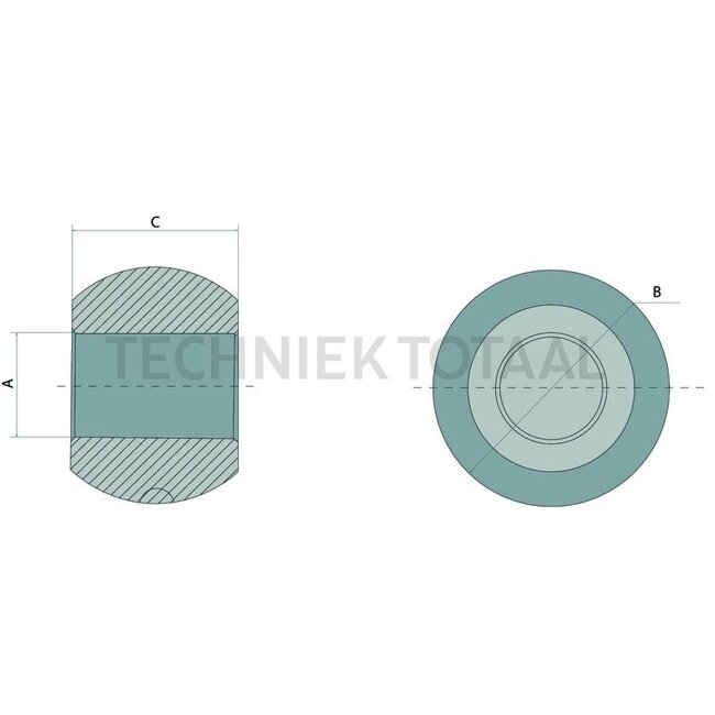 GRANIT Heavy Duty lower link ball cat. 3 / 2, Ø 37 mm, 56 x 38 mm