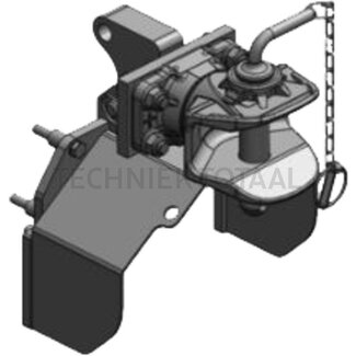 Scharmüller Hitches can be disconnected with bracket, coupling pin 31 mm, 600 kg