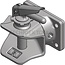 ROCKINGER Flenskoppeling met handkoppelingspen - 787810B50505, RO810B50505 | Vergrendeling: Pen handmatig | Koppelingspen: 31,5 mm | Gatenpatroon: 160 x 100 mm | Boring: M21 mm | Oplegdruk: 2000 kg | D-waarde: 89,3 kN | Kleur: zwart | Aantal gaten: 4 | Omschrijving