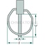 Borgpennen set 4,5 x 32 mm verzinkt - 5 stuks