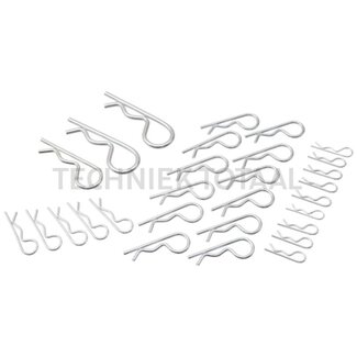 Federstecker-Satz 2; 2,5; 3; 4 mm verzinkt