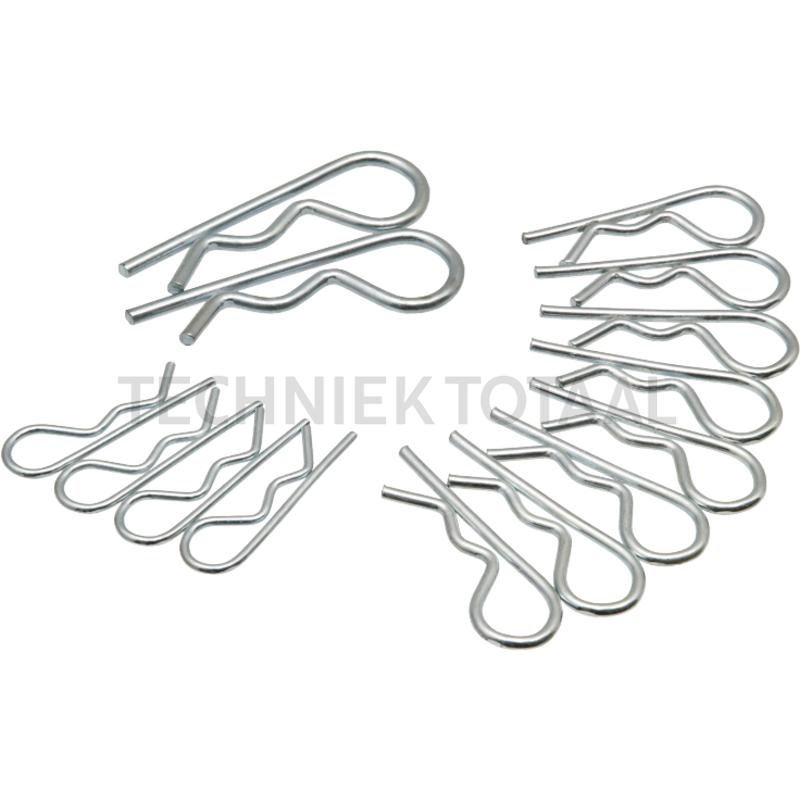 Borgveren set 3; 4; 5 mm verzinkt