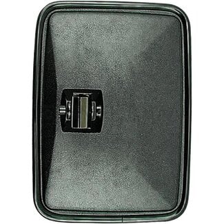 Mirror black unheated 310 x 220 mm, rod Ø 16 - 18 mm