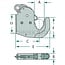 Walterscheid Vanghaak cat. 2, A 56 mm, B 34 mm, C 115 mm, tot 74 kW | 1208553