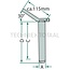 GRANIT Lower link pins cat. 1, 22 mm, 267 mm, without chain
