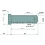 GRANIT GRANIT Bolzen - 20000203 | A (mm): 18 | B (mm): 56,5 | C (mm): 72 | D (mm): 25 | E (mm): 5