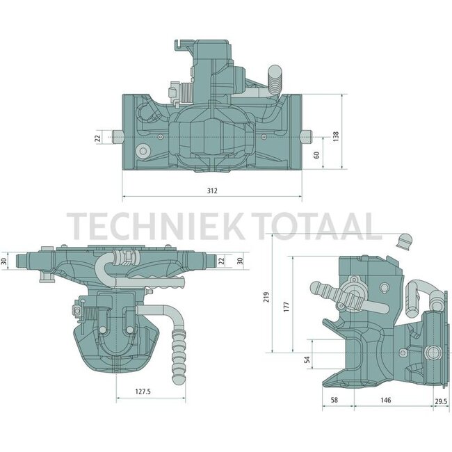 ROCKINGER Trekhaak - 787865D12395, RO865D12395 | Railbreedte: 311 mm | Vergrendelpen Ø: 22 mm | Geleidebreedte: 30 mm | Koppelingspen: 38 mm | Oplegdruk: 2000 kg | D-waarde: 84,3 kN | Kleur: AGCO grijs | Omschrijving: Bolvormige koppelingspen 38 mm | automatische