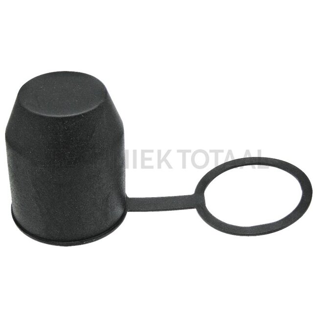 GRANIT Protective cap drawbar 50 mm ball, plastic, black, with turquoise | 1860484