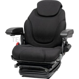 GRANIT Supercomfort trekkerstoel luchtgeveerd stof 12 V, stoelverwarming