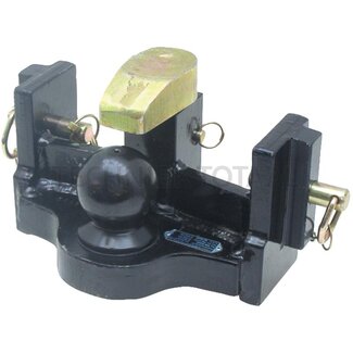 Walterscheid Anhängebock Kugel 80 rail 330 mm, Bolzen Ø 25 mm, 4000 kg, schwarz