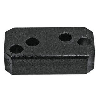 Scharmüller Afstandsplaat 30 mm zwart