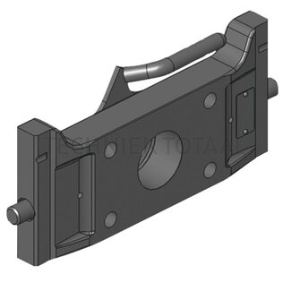 Scharmüller Adapterplaat in hoogte verstelbaar 330 mm, 140 x 80 mm, M20, 3000 kg
