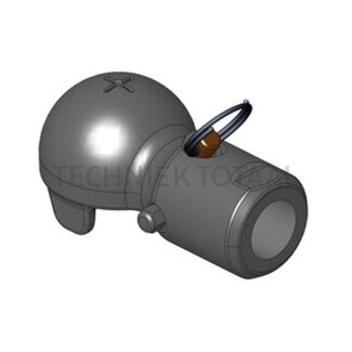 Scharmüller Trekoog zelfborgend met penvergrendeling M30 x 2, 113 mm