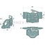 ROCKINGER Piton Fix railbreedte 330 mm, vergrendelpen Ø 25 mm, 4000 kg, 89,3 kN