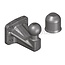 Scharmüller Flenskogel - 777157016010-SET, 15.701.6010-SET | Gatafstand: 83 x 56 mm | Oplegdruk: 250 kg | D-waarde: 31 kN | Boring: M10 mm | Afstand midden kogel tot flens: 103 mm | Vergrendeling: kogel 50