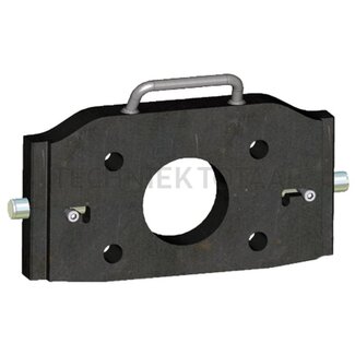 Walterscheid Adapterplaat railbreedte 390 mm, gatenpatroon 160 x 100 mm, M21