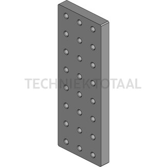 Scharmüller Welding plate 162 x 434 x 30 mm, M16, hole pattern 110 x 100 mm