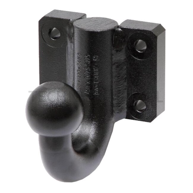 ROCKINGER Flanschkugel - 787KK260, ROKK260 | Lochabstand: 83 x 56 mm | Stützlast: 275 kg | D-Wert: 22,5 kN | Bohrung: M10 mm | Kugelüberstand: 115 mm | Verriegelung: Kugel 50
