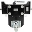 Scharmüller Inner part Dome point 10cm lower - 77707733005 | Rail width: 330 mm | Guide width: 32 mm | Detent pin Ø: 25 mm | Load capacity: 250 kg | D-value: 31 kN | Overhang: 147 mm | Plate height: 150 mm | Hole: M20 mm | Colour: Black | Description: Height adjustab