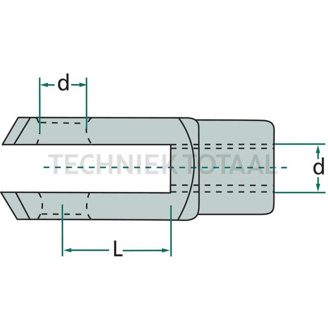 GRANIT fork joint - 48571752 G12X24 V, 8434081, 9796470106 | Ø D: 12 mm | Box contents: 10 | d3: 20 mm | DIN: 71752 | Thread: M12 | Quality: Galvanised | Length: 24 mm | d: 48 mm | g: 62 mm