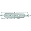 GRANIT Linkage drawbar cat. 2 | 770 x 80 x 40 mm | 3 holes