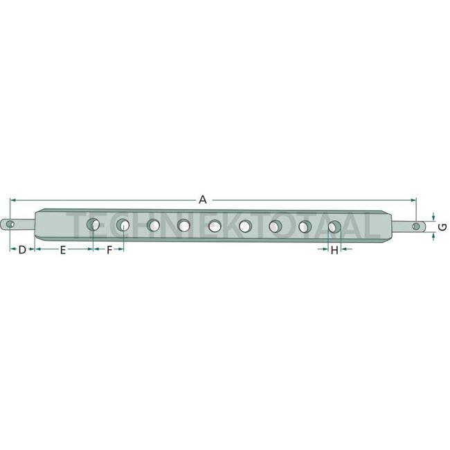 GRANIT Gatenbalk 930 mm Cat. 2