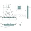 GRANIT Linkage drawbar Cat. 1 | 537 x 61,5 x 30 mm | 7 holes