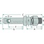 GRANIT Werktuigpen cat. 1, Ø 22 mm, M22 x 1,5, 146 mm | 920012995