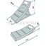 AL-KO Blokkeersteun UK 800, inklapbaar in de primer, wiellast per blokkeersteun: tot 2.500 kg, wielradius: tot 830 mm - 814209425, 1250015, 17202 | Statische bandenradius tot max.: 830 mm